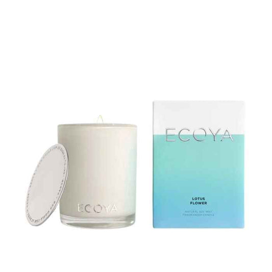 Makeup and Beauty Lounge Lotus Flower Madison Candle by Ecoya available to shop instore or online at our beauty salon in Moonee Ponds. Afterpay Available and Free Shipping on orders over $100