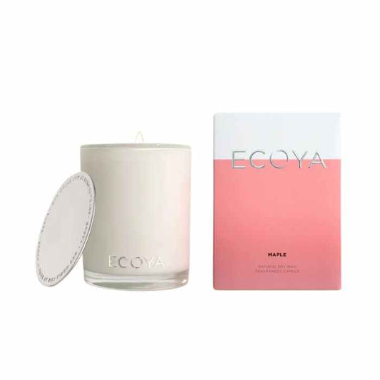 Makeup and Beauty Lounges Maple Madison Candle by Ecoya available to shop instore or online at our beauty salon in Moonee Ponds. Afterpay Available and Free Shipping on orders over $100