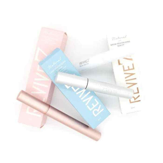 Makeup and Beauty Lounges The Ultimate Lash and Brow Growth Trio by REVIVE7 available to shop instore or online at our beauty salon in Moonee Ponds