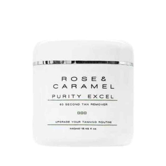 Makeup and Beauty Lounge Purity Excel 60 Second Tan Remover by Rose and Caramel available to shop instore and online at our beauty salon in Moonee Ponds. Afterpay Available and Free Shipping on orders over $100