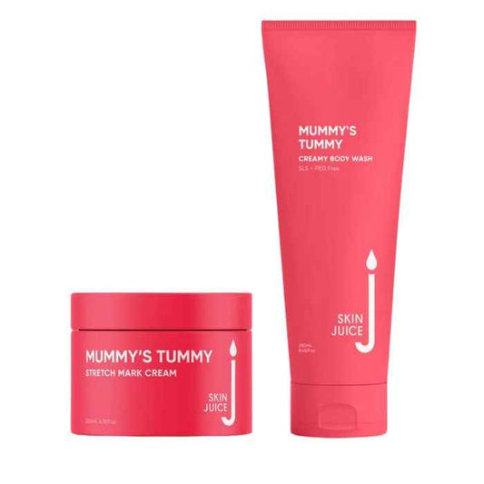makeup and beauty lounges mummys tummy bundle by skin juice available to shop instore or online at our beauty salon in Moonee Ponds. Afterpay Available and Free Shipping on orders over $100