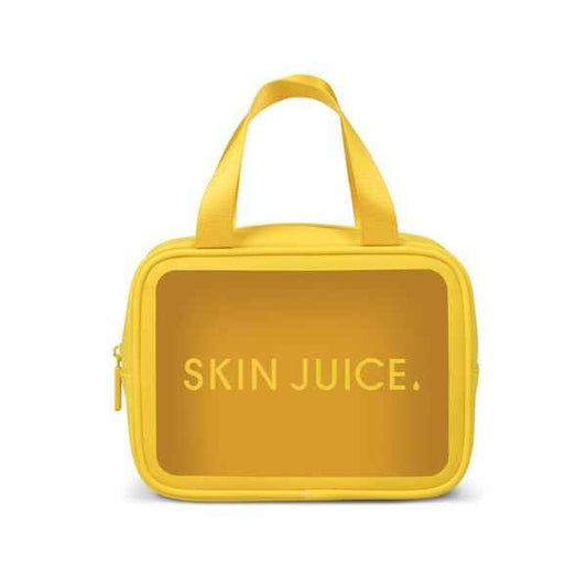 makeup and beauty lounge Yellow Cosmetics Bag by Skin Juice available to shop instore or online at our beauty salon in Moonee Ponds