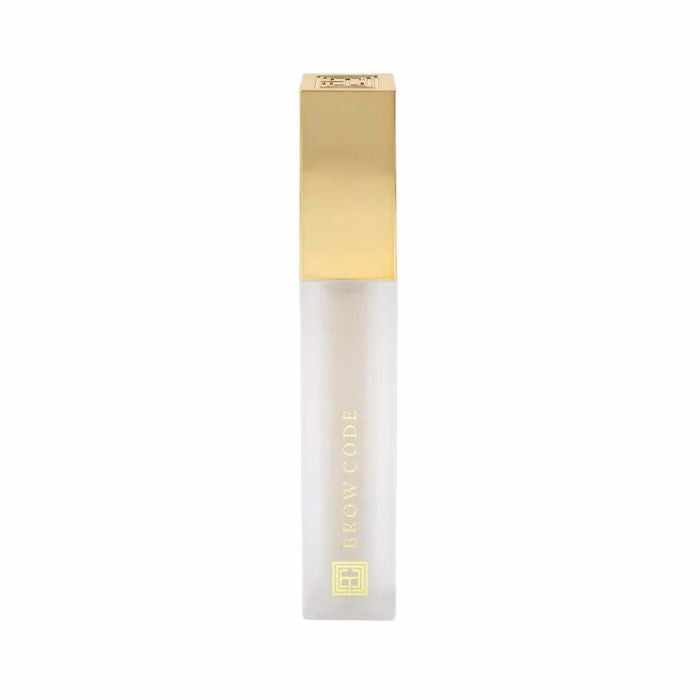 Brow Code Alias Brow Lamination Gel with gold cap and clear bottle.