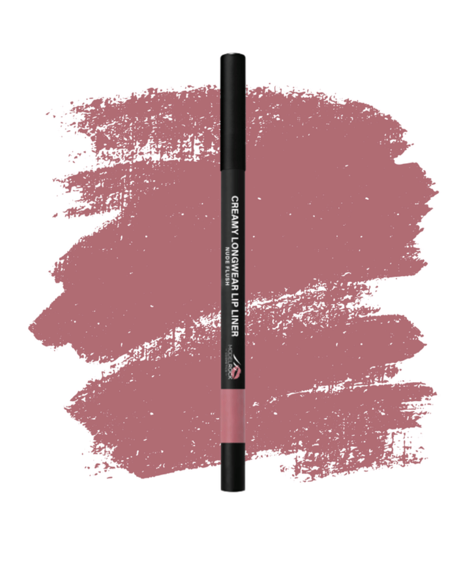 Modelrock Creamy Longwear Lip Liners with smooth glide, rich pigment, and long-lasting wear for precise lip definition