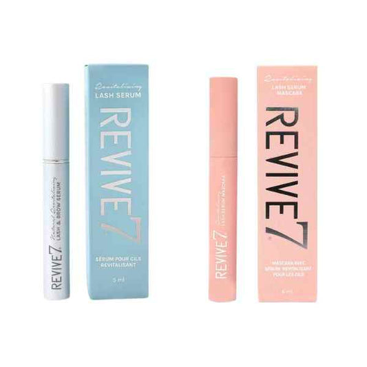 Revive 7 Lash Growth Bundle with lash serum and mascara for longer, fuller, healthier lashes.