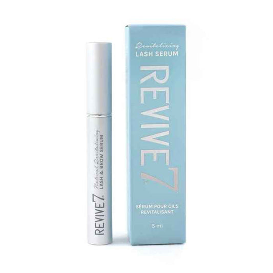 Revive7 Lash and Brow Growth Serum with clean, vegan formula for stronger, longer lashes in 7 days, 5ml packaging