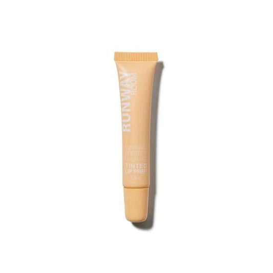 Runway Room Lip Prep Tinted Lip Primer hydrating and plumping lip exfoliator in soft pink tube
