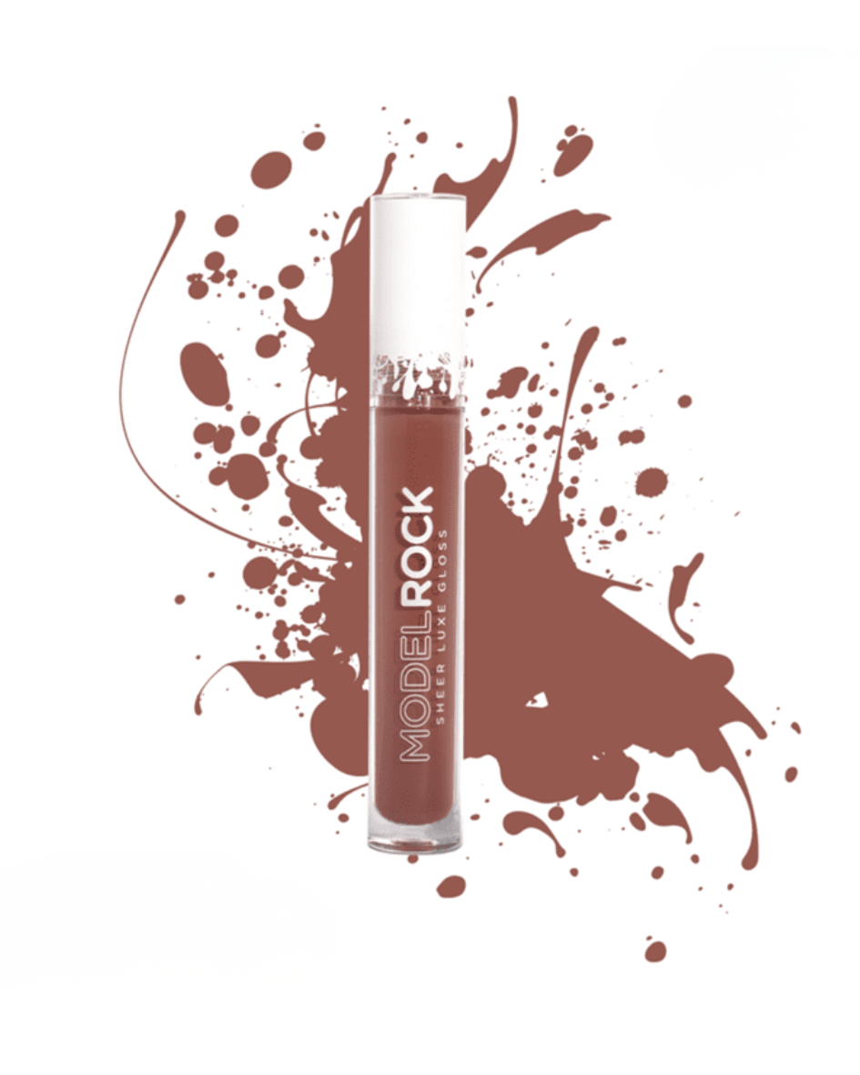 Modelrock Sheer Lip Gloss with lightweight, non-sticky formula for natural shine and subtle color