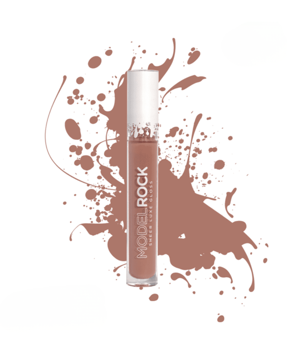 Modelrock Sheer Lip Gloss with lightweight, non-sticky, natural shiny finish