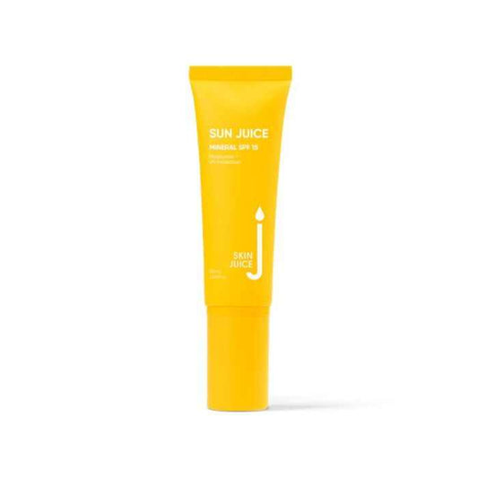 Makeup and Beauty Lounge Sun Juice Mineral SPF 15 Moisturiser Untinted by Skin Juice available to shop instore or online at our beauty salon in Moonee Ponds. Afterpay Available and Free Shipping on orders over $100