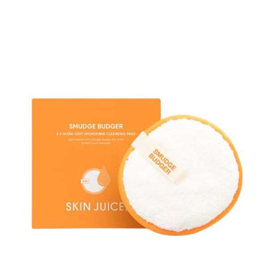 Smudge Budgers Microfibre Cleansing Pads for gentle makeup removal and deep skin cleansing, reusable and eco-friendly.