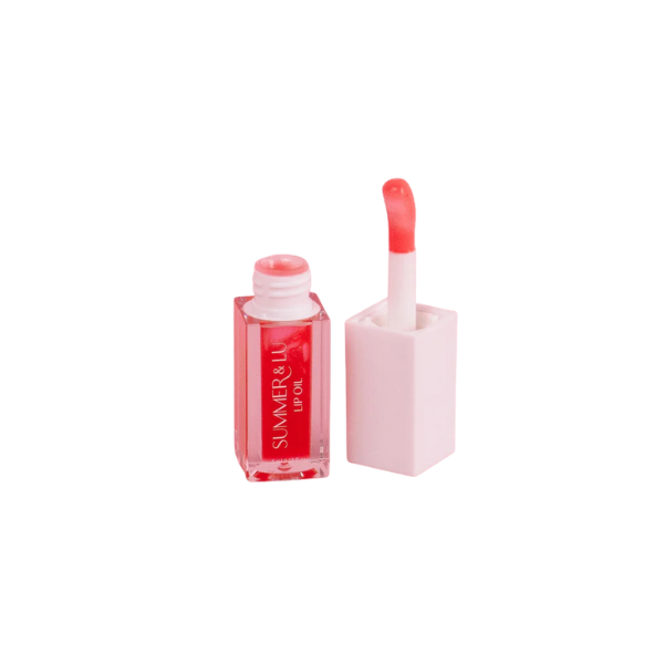 Summer and Lu hydrating lip oils with applicator for deep hydration and shine