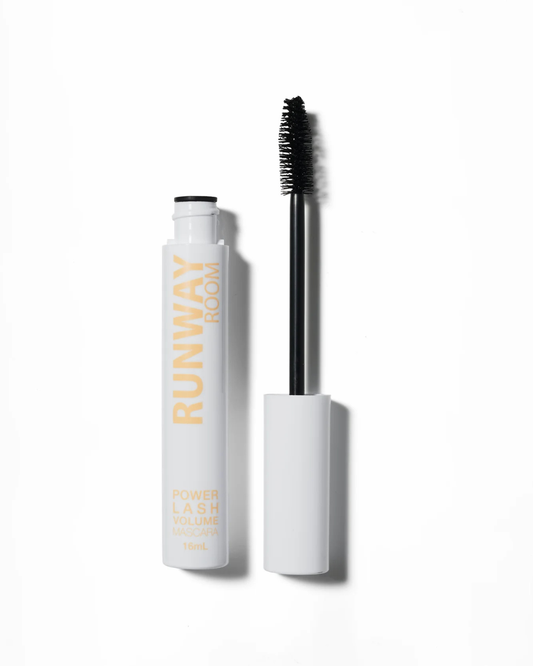 Runway Room Power Lash Mascara for bold, voluminous, clump-free lashes with long-lasting wear